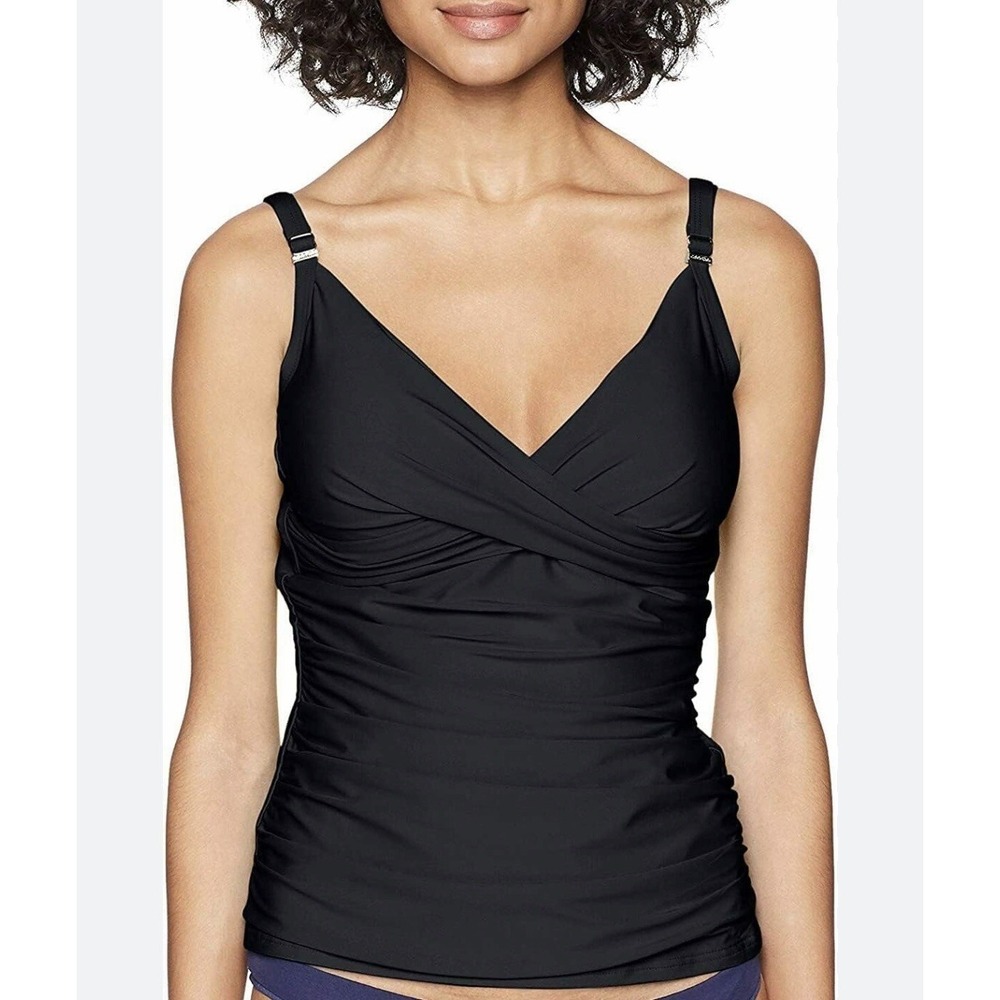 Calvin Klein Women Tankini Swimsuit Top‎ & Bottom Black Size Small NWT $126 - Picture 7 of 10